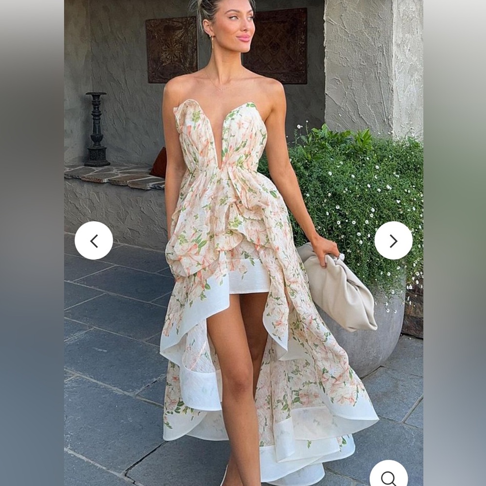 High Low Floral Dress NWT